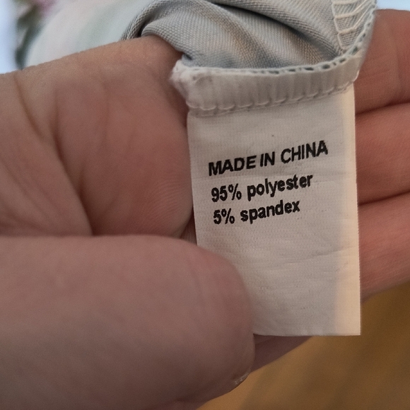 Floral Silky Maxi Florals Dress. Size 3 XL - Picture 6 of 7